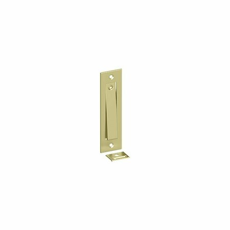 4-5/8 X 1-1/4 Jamb Bolt Unlacquered Bright Brass Finish